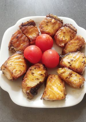 A picture of Fried Salmon.