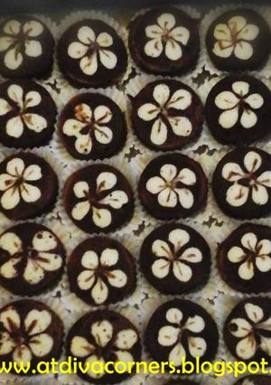 Foto resep Brownies Kukus Bunga