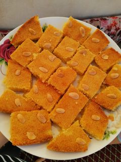 صورة لوصفة بسبوسة مصرية