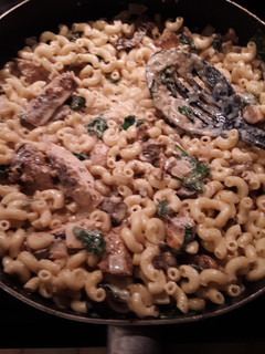 A picture of Tuscan Chicken Mac and Cheese.