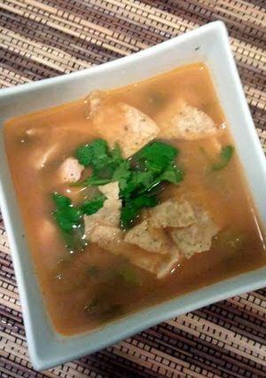 A picture of Cilantro Lime Chicken Soup.