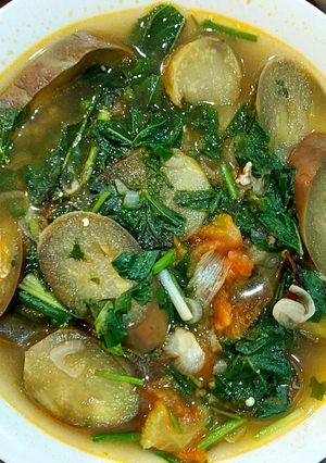 Hình của món Canh cà tím.