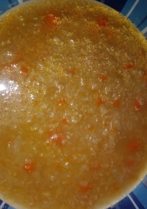 Una foto de Sopa de quinoa con verduras en MC
