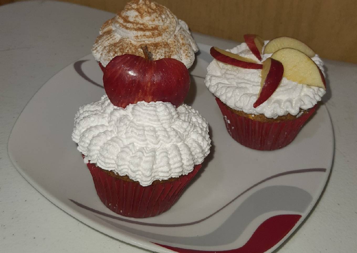 Muffins de manzana canela