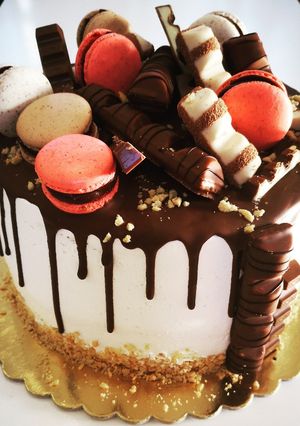 Kinder bueno torta recept fotója