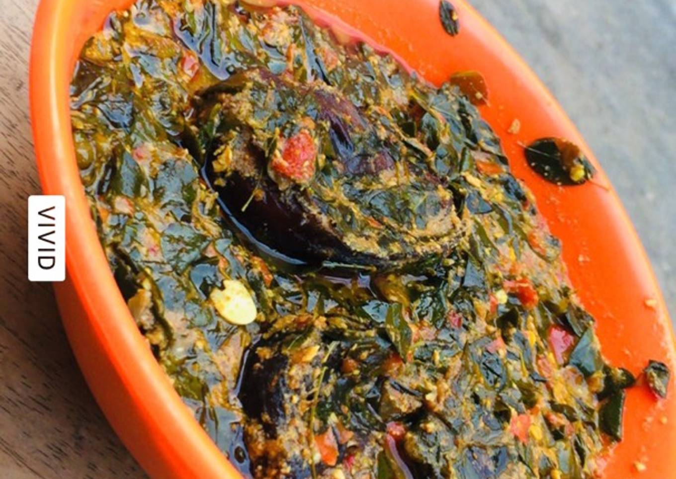 Miyar zogale (Moringa soup)
