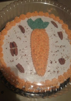 Una foto de Pastel de zanahoria y nuez