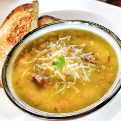 A picture of Homemade Split Pea Soup.