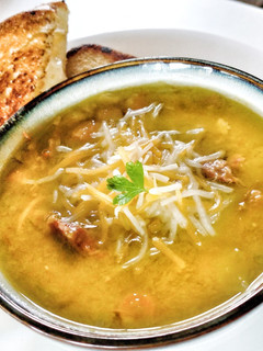 A picture of Homemade Split Pea Soup.