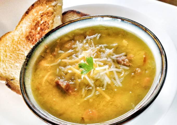 Steps to Prepare Award-winning Homemade Split Pea Soup