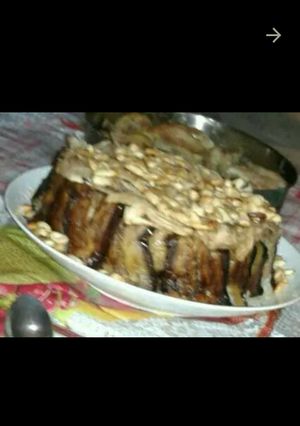 A picture of Eggplant Maqluba 🍆.