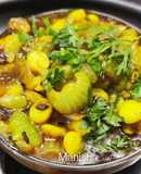 Ridge Gourd-Chana Dal Dry Curry