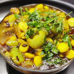 Ridge Gourd-Chana Dal Dry Curry A picture of Ridge Gourd-Chana Dal Dry Curry.
