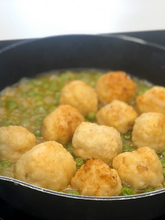 Una foto de Albóndigas de merluza BLW para Miguel