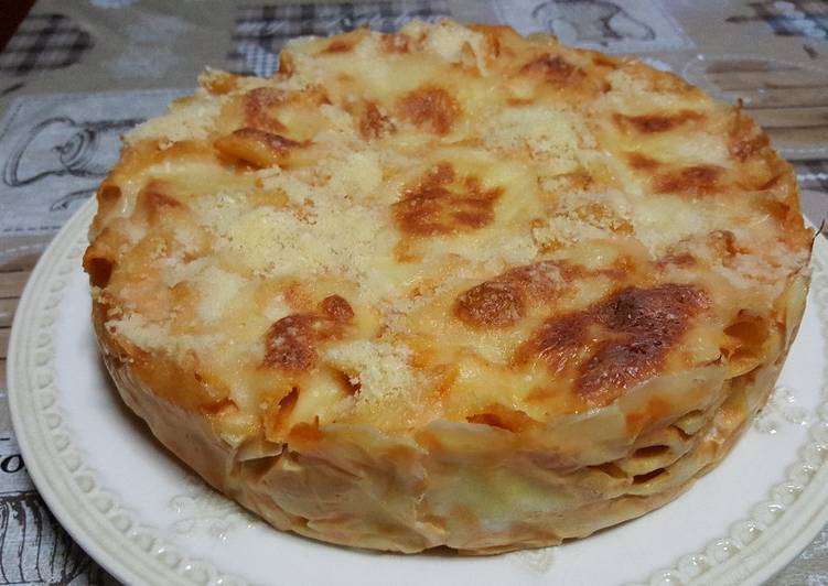 Timballo di pasta patate e provola