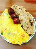 French omelette- Trứng ốp lết kiểu Pháp