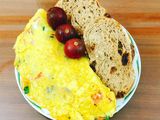 French omelette- Trứng ốp lết kiểu Pháp