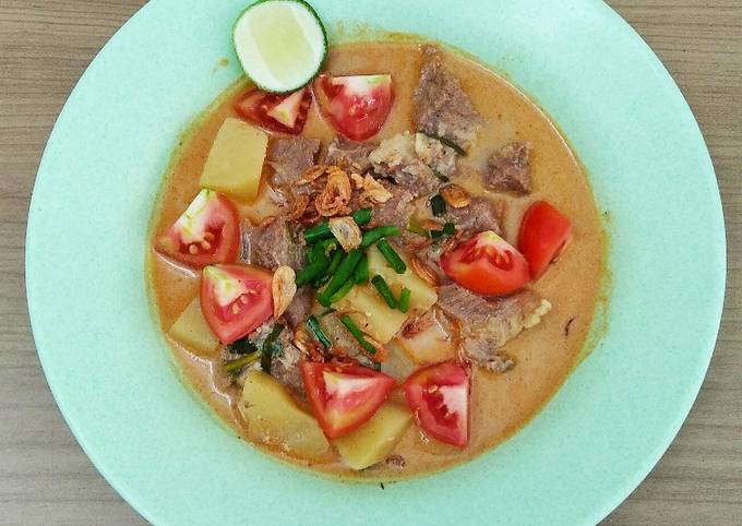 Resep Soto Betawi Bumbu Instan Oleh Yelvi Levani - Cookpad