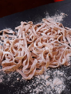 Una foto de Fideos caseros