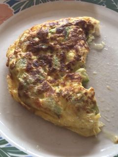 Una foto de Tortilla de calabacín (Zucchini)