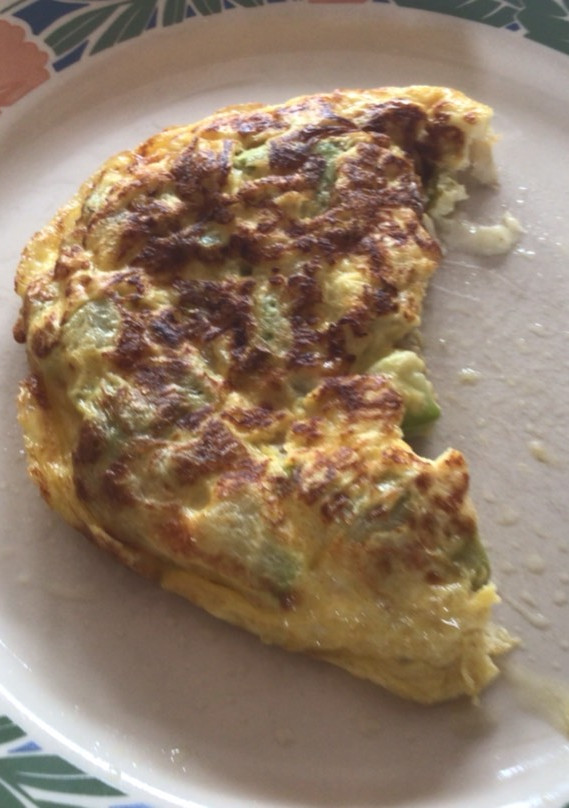 Una foto de Tortilla de calabacín (Zucchini)
