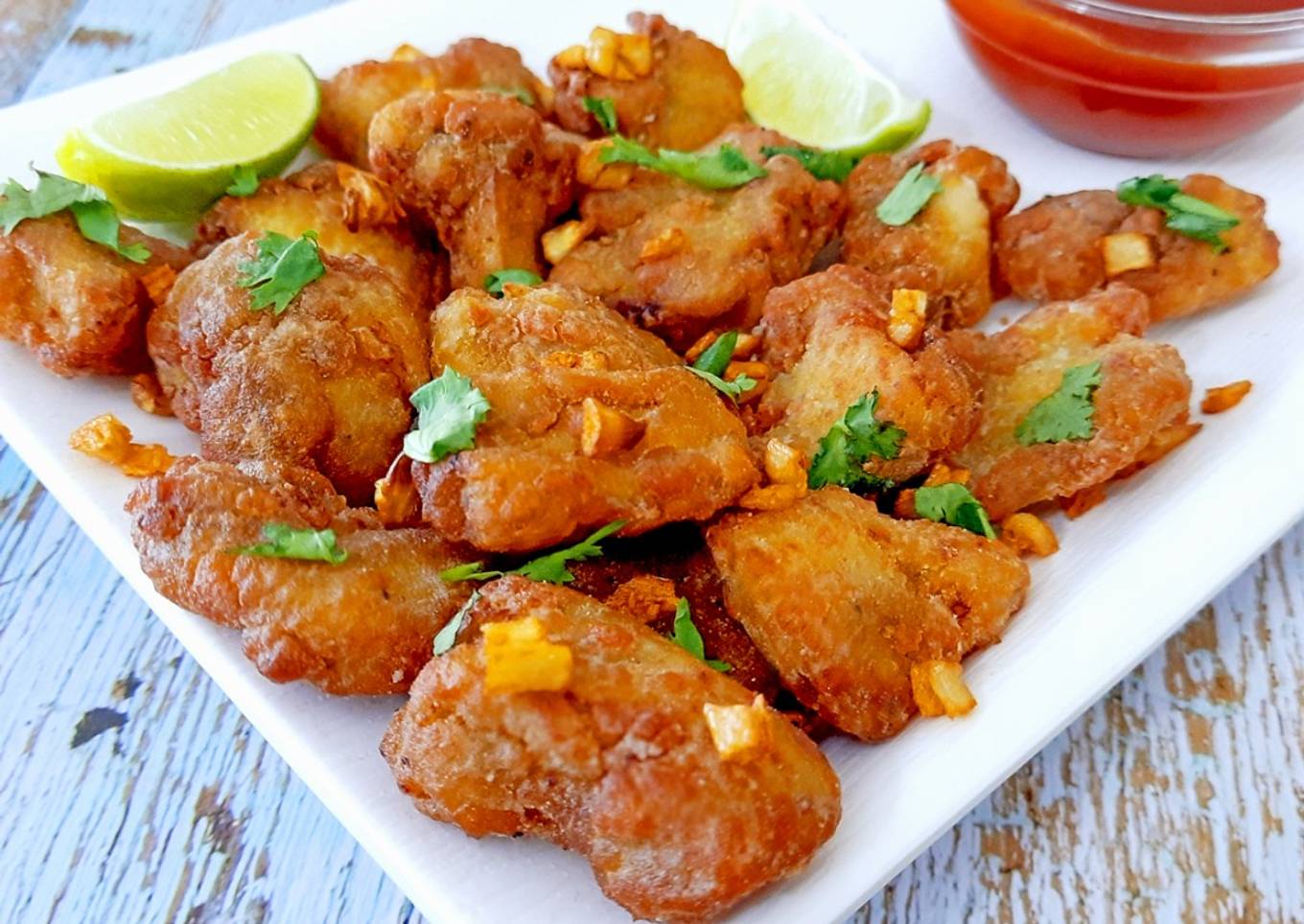 Thai Fried Garlic Chicken