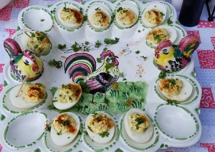 Recipe of Speedy Bacon Jalapeno Deviled Eggs