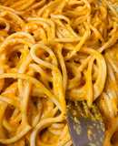Sült zöldséges spagetti