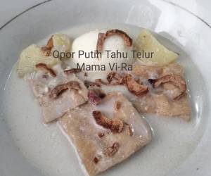 Ini Caranya Opor Putih Tahu Telur Lezat Mantap