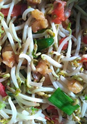 Foto resep Tumis tauge ikan asin