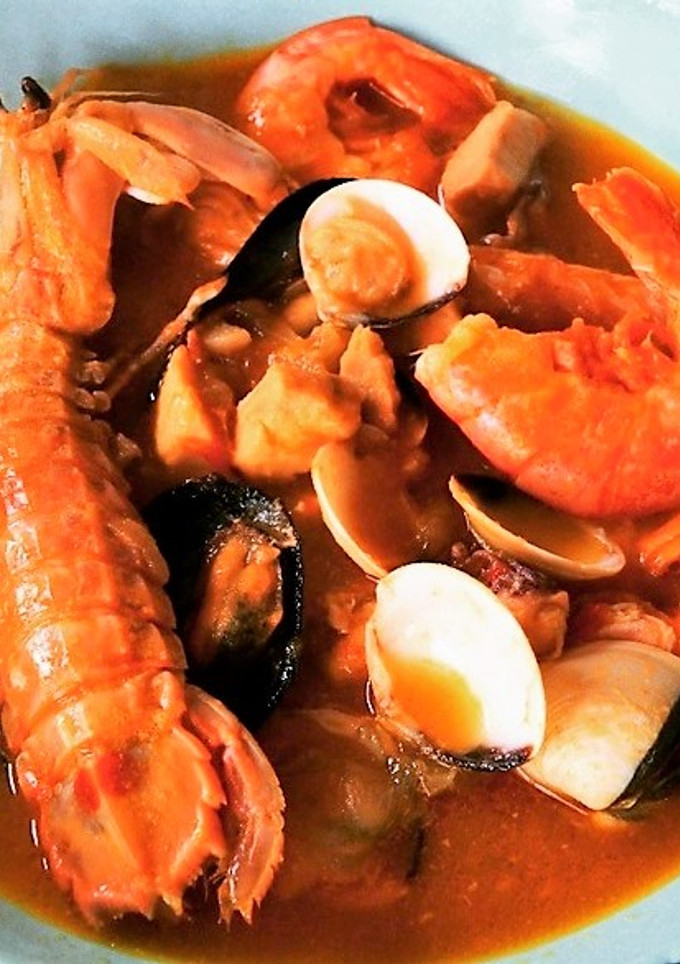Una foto de Sopa de marisco