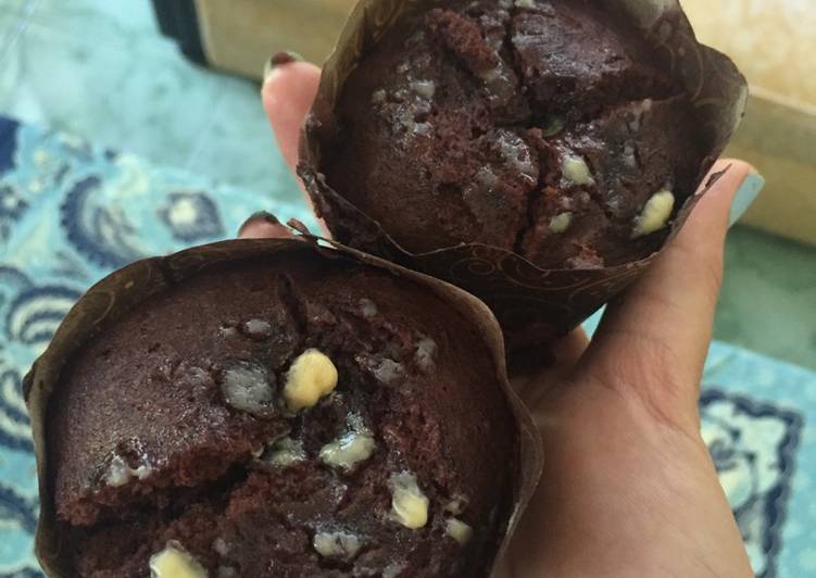 Resep Choco lava muffin Anti Gagal