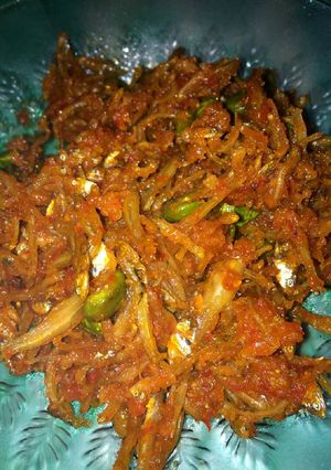 Foto resep Sambel teri pete simpel cepet