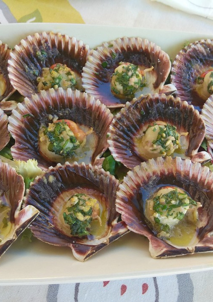 Una foto de Zamburiñas al horno