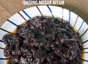 Gambar Daging Masak Hitam