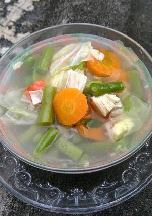 Foto resep Sop ayam simpel ala warteg