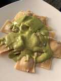 Ravioles al pesto