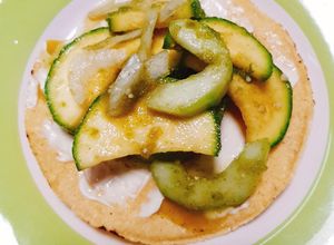 Una foto de Aguachile de Calabacita Japonesa