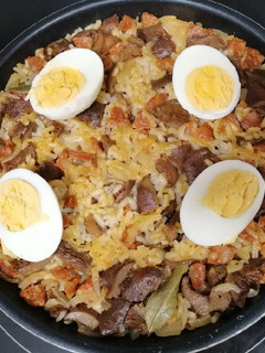 Una foto de Arroz con níscalos