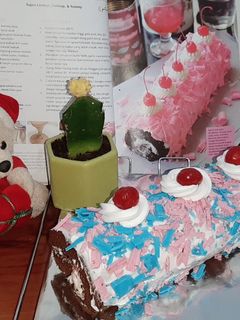 Foto resep Blackforest roll cake