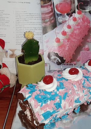 Foto resep Blackforest roll cake