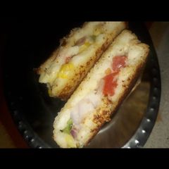 A picture of Grilled sandwich.