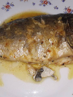 Una foto de Dorada al horno