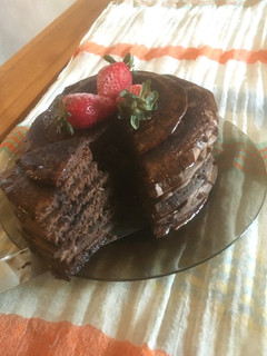 A picture of Chocolate pancake.