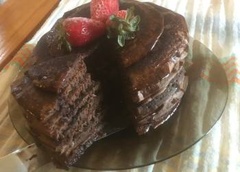 How to Prepare Appetizing Chocolate pancake