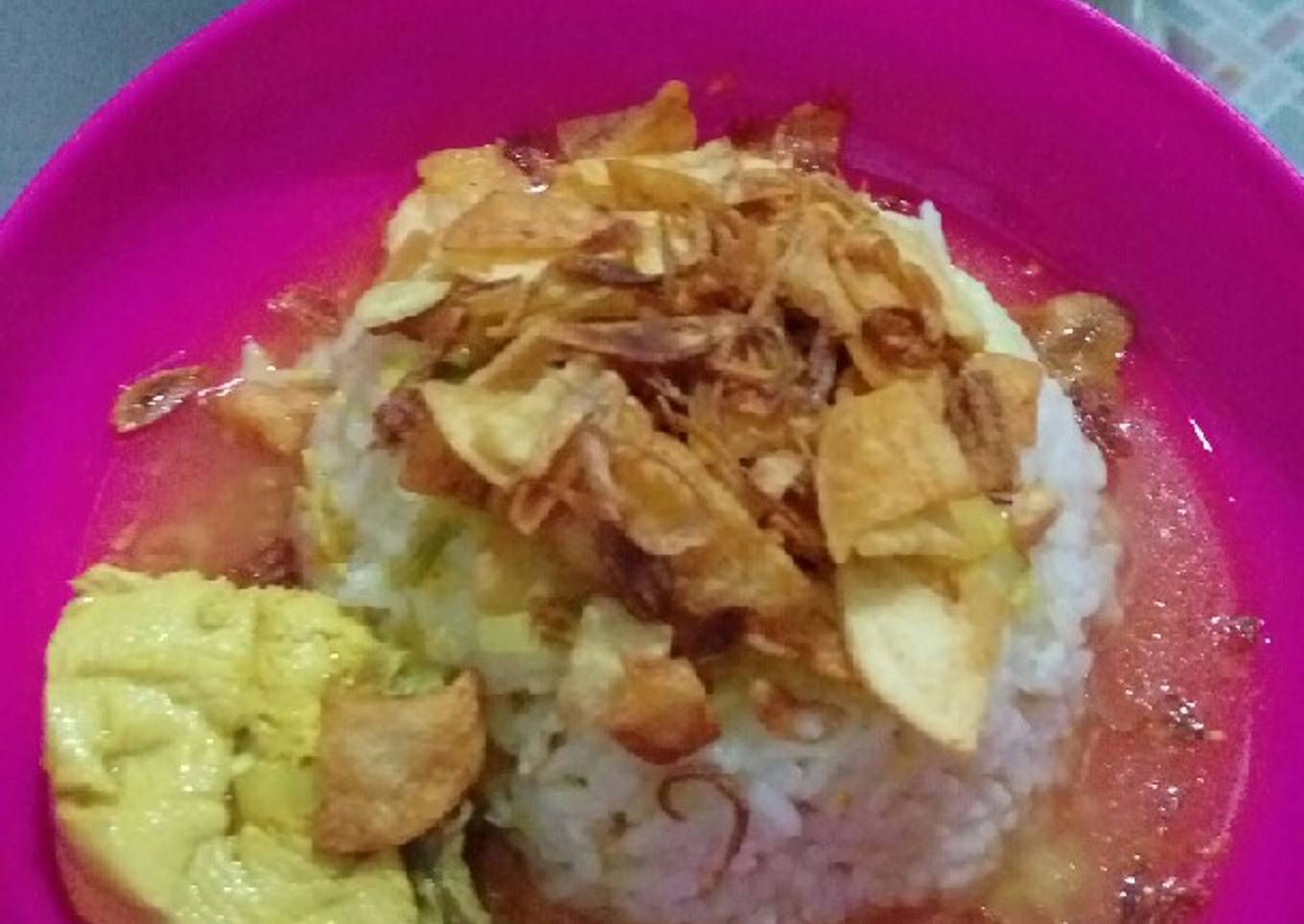 Nasi soto ayam