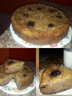 Una foto de Torta de Guineo/Banano en Olla arrocera 😱🤤👏