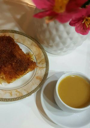 صورة لوصفة بسبوسه بالجبنه☕
