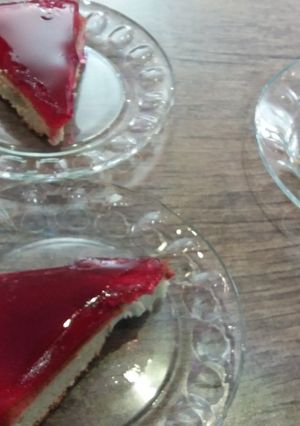 عکسی از دستور کیک ژله ای
