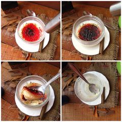 A picture of Masala Chai Creme Brulee.